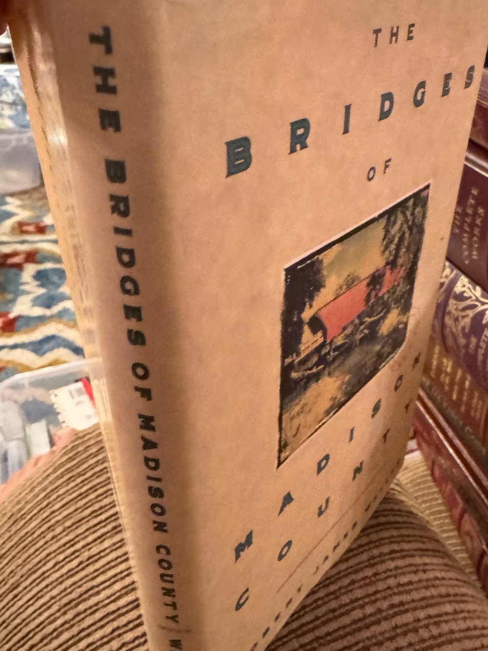 The Bridges of Madison County Decorative Beige Book by Robert James Waller